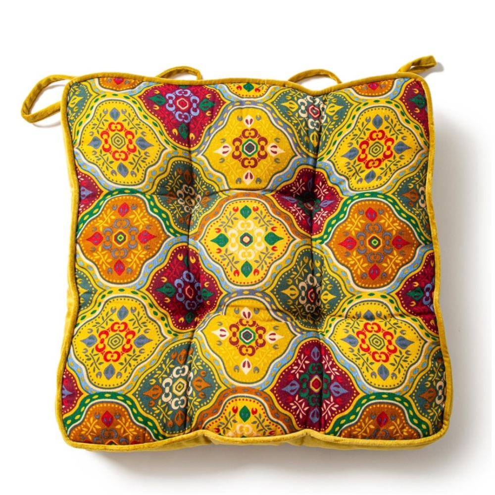 Colorful Patterned Boho Cushion